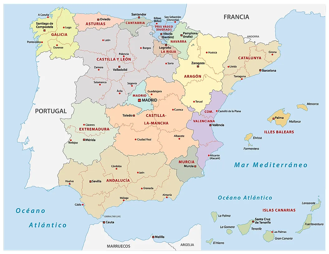 Spain Map