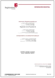 Property Register Note