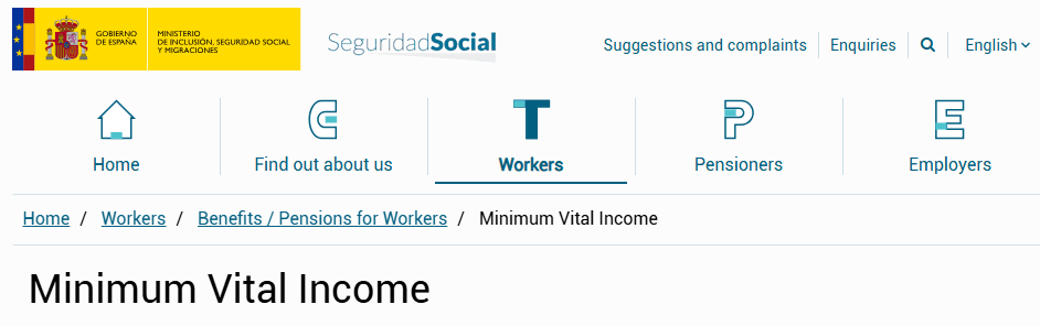 Minimun Vital Income