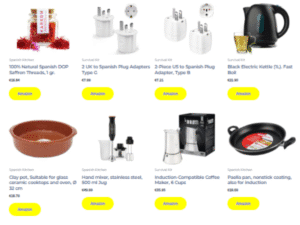 Spanish typical products